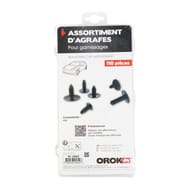 Coffret d'agrafes pour garnissages compatible psa - 110 pieces