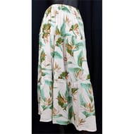 Jupe longue femme IMP TROPICAL FEUILLES VERTES TU