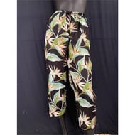 Pantalon femme OISEAUX DE PARADIS FOND NOIR TU
