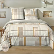 Parure housse de couette 240x220cm + 2taies 63x63cm eloi 51fils