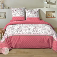 Parure housse de couette 260x240cm+ 2 taies 63x63cm chorai 51 fils