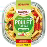 Daunat salade pâtes gourmandes poulet caesar 250g