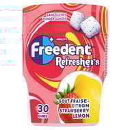 Freedent refresher fraise citron x30 67g