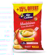 Ker Cadelac madeleines extra moelleuses citron 600g + 15% offert