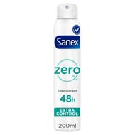 Sanex deodorant spray zero% extra control 200ml
