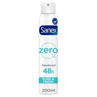 Sanex zero déodorant pure fresh 200ml