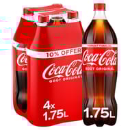 Coca-Cola contour 4x1.75l offert 10%