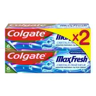 Colgate maxfresh dentifrice cristaux fraicheur 2x75ml