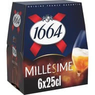 1664 Millésime bière blonde de dégustation 6x25 cl 6.7%vol