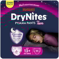 Huggies sous-vetements drynites +13 teens (43-63 kg) fille x11