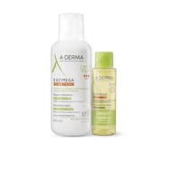 Aderma exomega control baume émollient 400ml + huile 100ml offerte