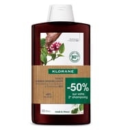 Klorane Quinine Shampooing duo 2X400ml Offre spéciale 2nd -50%