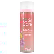 Satin care gel à raser pour femme mangue et hibiscus 200ml