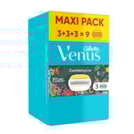 Venus confortglide rifle paper recharges lames de rasoirs x9