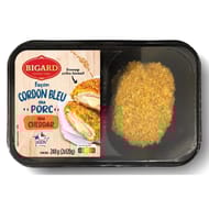 Façon cordon bleu au porc au cheddar x2 240g BIGARD
