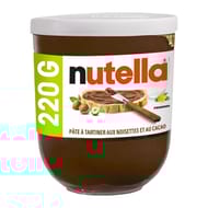 Nutella pâte à tartiner aux noisettes et au cacao 220g