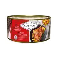 Delpeyrat confit de canard 4 cuisses -25% de sel boite 1350g
