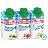 Elle & vire crème fluide & légère 4%mg 3x20cl