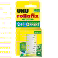 Rollafix invisible recharge 2+1 offert 25mmx19mm