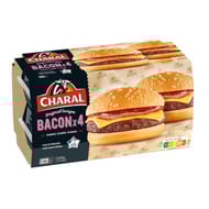 Bacon burger x4 620G Charal