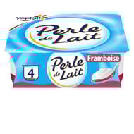 Perle de lait sur lit de framboise 4x125g
