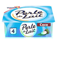 Perle de lait aromatisé coco 4x125g