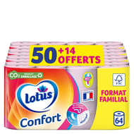 Lotus papier hygiénique (50+14) rose fsc