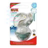 3 sucettes classic jour/nuit silicone 6-18m vert Nuk