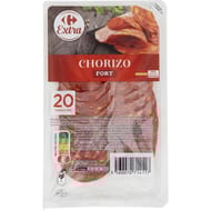 Carrefour Extra chorizo fort 20 tranches 100g