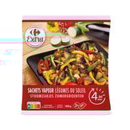 Carrefour extra légumes du soleil 3 sachets vapeur 600g