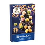 Carrefour extra assortiment 36 macarons 360g
