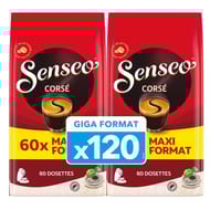 Senseo corsé café en dosettes x60 x2 - 832g