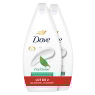 Dove gel douche fraicheur 2x450ml