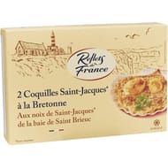 Reflets de france 2 coquilles saint-jacques à la bretonne 200g