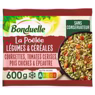 Bonduelle poêlée légumes & céréales courgettes tomates pois chiches & épeautre 600g