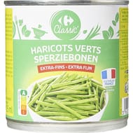 Carrefour classic' haricots vert extra-fins 220g
