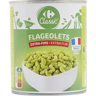 Carrefour classic' flageolets extra-fins 530g