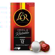 L'or espresso capsules ristretto imola x10 52g