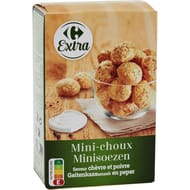Carrefour extra mini choux apéritifs chèvre et poivre 60g