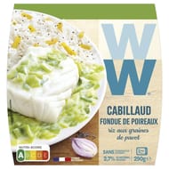 WW cabillaud fondue poireaux riz cuisiné 290g