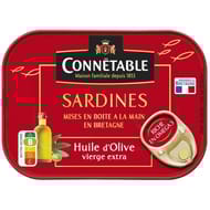 Connétable 1/5 sardines à l'huile d'olive vierge extra 135g