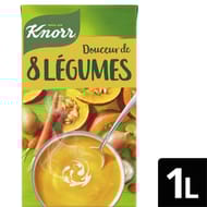 Knorr soupe douceur de 8 légumes à la crème fraiche française 1000 ml