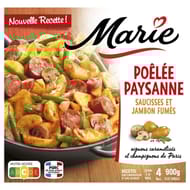 Marie poêlée à la paysanne saucisses fumées 900g