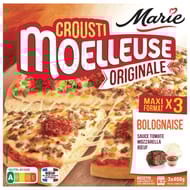 Marie 3 pizzas crousti moelleuse originale bolognaise 1200g