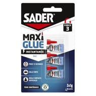Sader maxiglue gel 3x1g - 3g