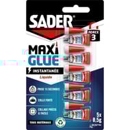Sader maxiglue instantanée liquide 5x0.5g