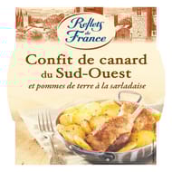 Reflets de France plat cuisiné confit canard pommes de terre à la salardaise 300g