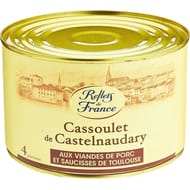 Reflets de France cassoulet de castelnaudary aux viandes de porc 1580g