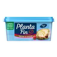 Planta fin margarine sans huile de palme et 100% végétal demi sel 450g
