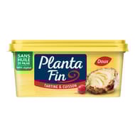 Planta fin margarine sans huile de palme et 100% végétal doux 450g